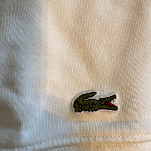 Lacoste White Crewneck Sweatshirt for Men - Picture 4 of 7